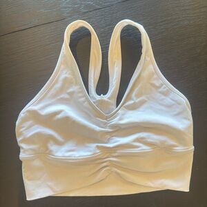 ALO Yoga White Sports Bra